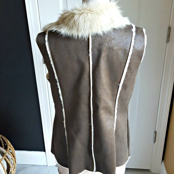 NWT! INC International CONCEPTS NIGHT MOSS VEST - Picture 5 of 6